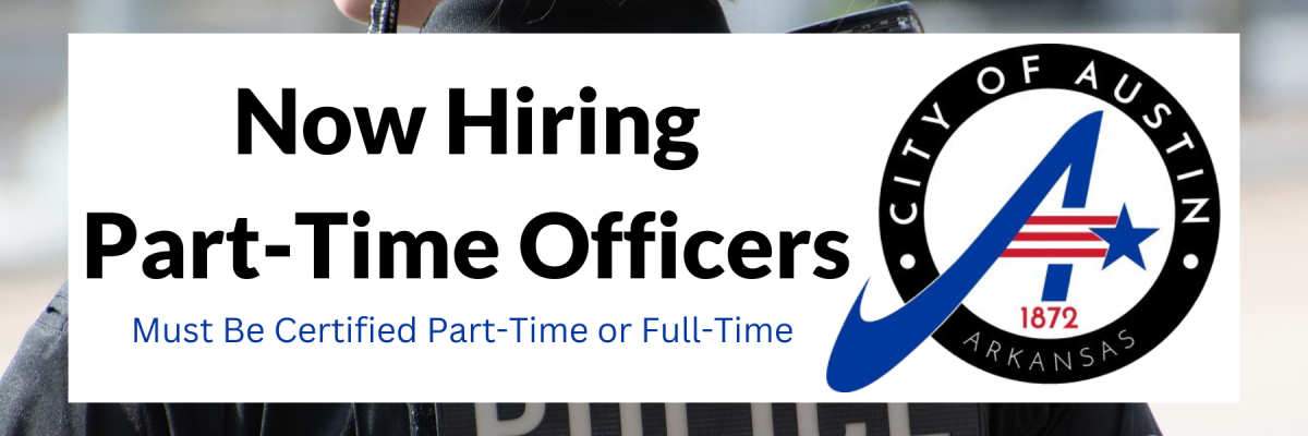 Part Time Officer Hiring Graphic